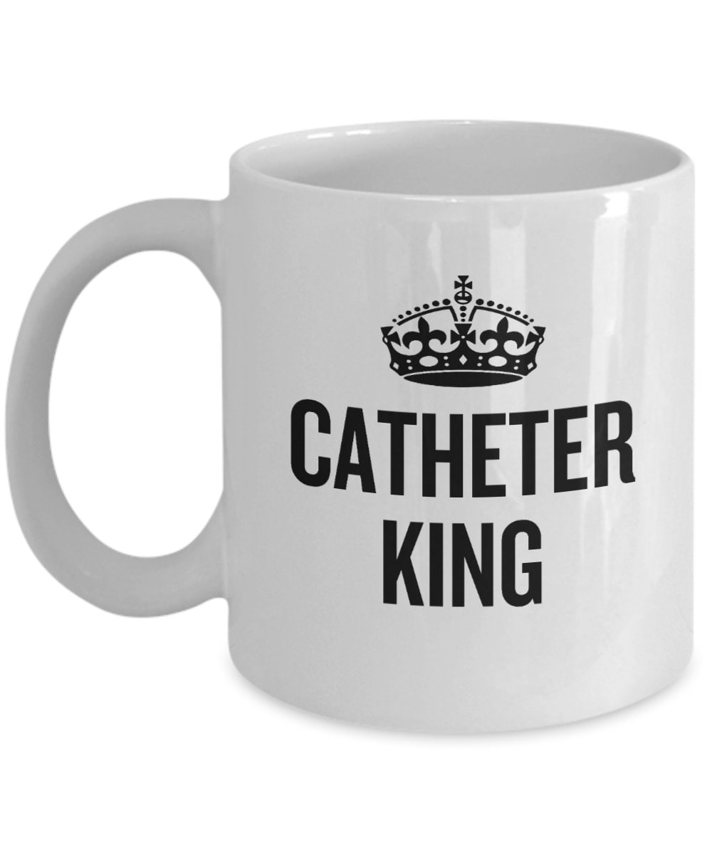 Urology Coffee Mug Funny Urologist Gift Catheter King Graphic Tee – Bold Style · High-Quality Print