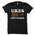 Ukes Not Nukes Shirt Ukulele Shirt Ukulele TShirt Ukulele Gift Ukulele Player Shirt Ukulele Player Gift Hawaii Shirt Hawaii OS1823 Graphic Tee – Aesthetic Look · Great Gift For Fans