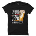 Beer Lover Shirt Beer Lover Gift Funny Workout Gift Workout Shirt Beer Drinker Shirt Beer Drinker Gym Fitness Beer In My Belly OS5828 Graphic Tee – Easygoing Wear · Perfect For Daily Wear