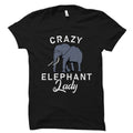 Crazy Elephant Lady Shirt Elephant Shirt Elephant TShirt Elephant Lover Gift Elephant Lover Shirt Elephant Fan Shirt OS1597 Graphic Tee – Premium Graphic · High-Quality Print