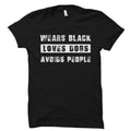 Funny Antisocial Gift Antisocial Shirt Dog Lover Shirt Funny Misanthropist Shirt Gift Introvert Anti Social Wear Black Love Dogs OS5691 Graphic Tee – Aesthetic Look · Must-Have Style