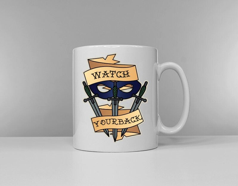 Dungeons and Dragons Inspired Class Slogan Mug Old School Traditional Tattoo DD Druid Barbarian Wizard Paladin Coffe Mugs Graphic Tee – Cozy Vibes · High-Quality Print