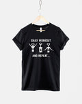 Daily Workout Wine Tshirt Wineo Tshirt Alcoholic Friend Shirt Workout T Shirt Graphic Tee – Cozy Vibes · High-Quality Print