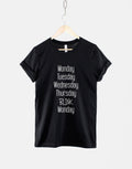Monday Tuesday Wednesday Thursday BLINK Monday Mondays Suck TShirt I Hate Mondays T Shirt Graphic Tee – Fan Favorite · Great Gift For Fans
