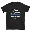 Police Thin Blue Line Clover St Patricks Day TShirt Graphic Tee – Premium Graphic · Must-Have Style