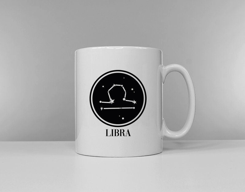 Zodiac Horoscope Libra Mug Birthday Astrology September 23rd October 22nd Graphic Tee – Fan Favorite · Perfect For Daily Wear