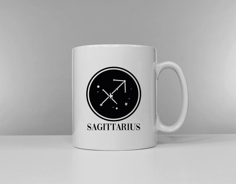 Zodiac Horoscope Sagittarius Mug Birthday Astrology November 22nd December 21st Graphic Tee – Warm & Stylish · Perfect For Daily Wear