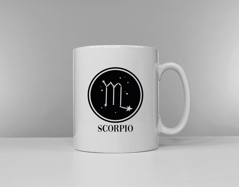 Zodiac Horoscope Scorpio Mug Birthday Astrology October 23rd November 21st Graphic Tee – Feel-Good Design · Great Gift For Fans