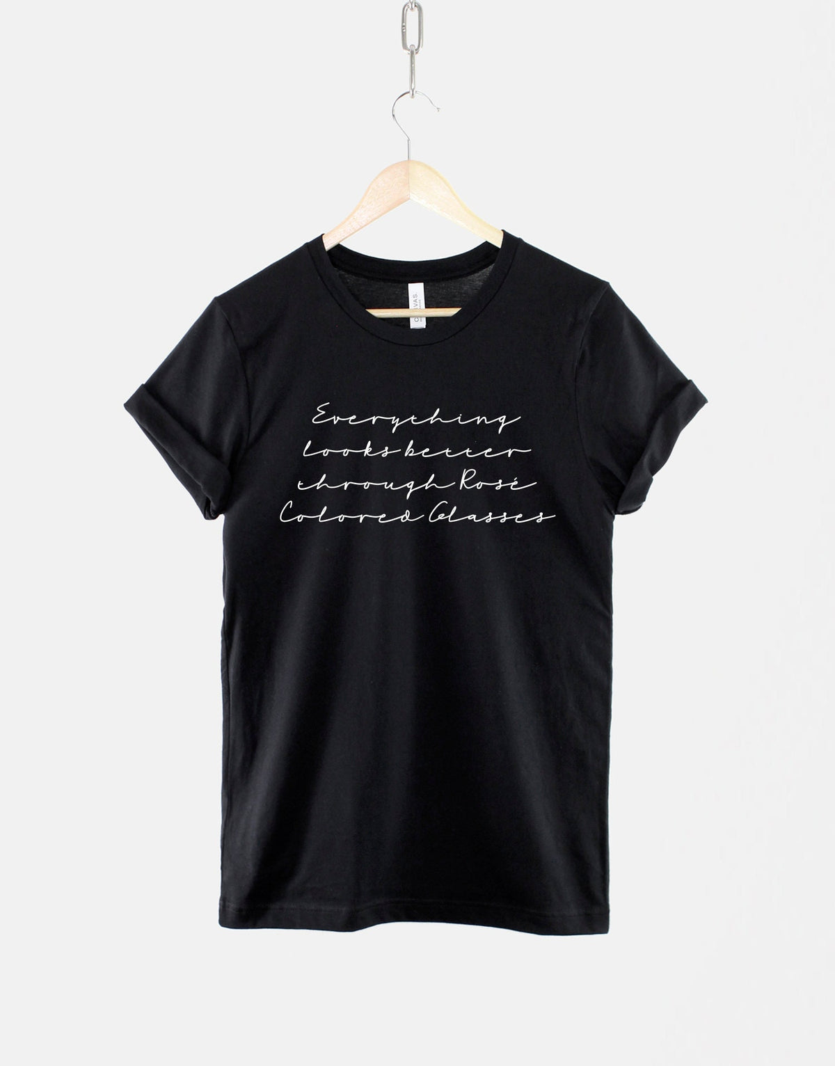 Everything Looks Better Through Ros Colored Glasses Fashion Wine TShirt Graphic Tee – Warm & Stylish · High-Quality Print