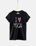 I Heart Yoga TShirt Good Vibes Love Yoga Mantra Slogan T Shirt Graphic Tee – Feel-Good Design · Trending Graphic Apparel