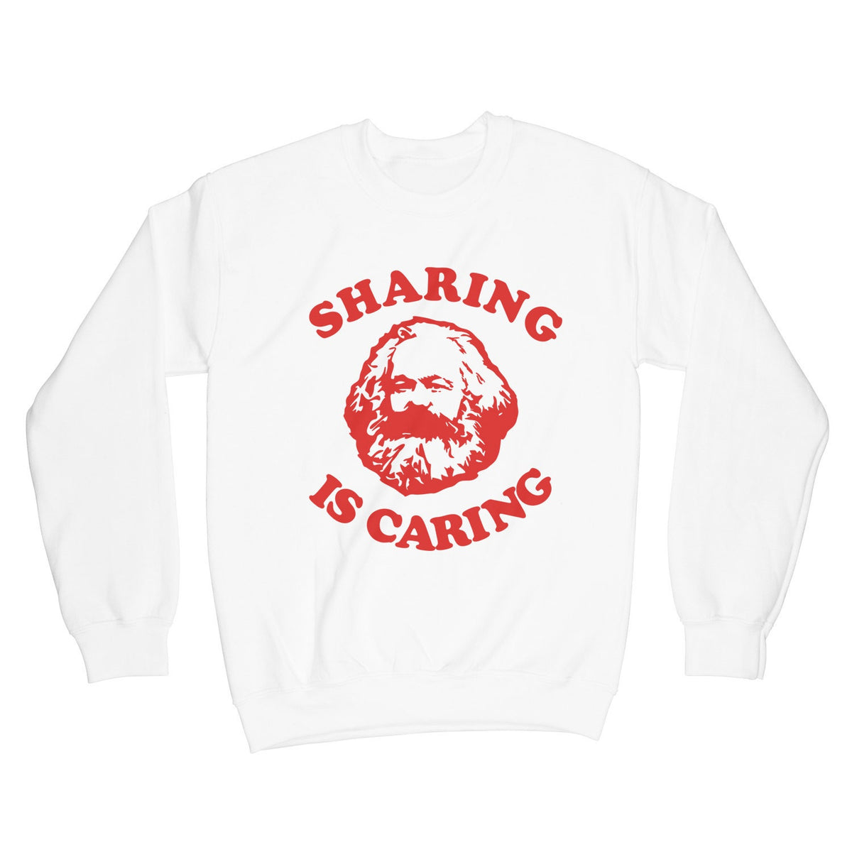 Karl Marx Sweatshirt Communist Graphic Sweatshirt Sharing is Caring Sweater Leftist Jumper Communism Clothing Protest Gifts Sweatshirt – Aesthetic Look · Perfect For Daily Wear
