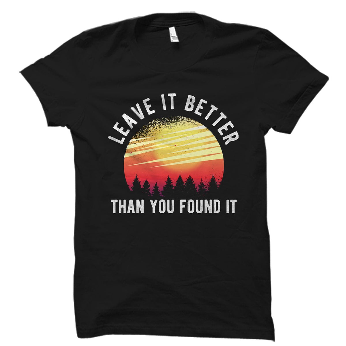 Environmental TShirt Earth Shirt Earth Gift Camper Gift Environmental Awareness Shirt Camp Shirt Travel Shirt Leave it better OS1624 Graphic Tee – Bold Style · Great Gift For Fans