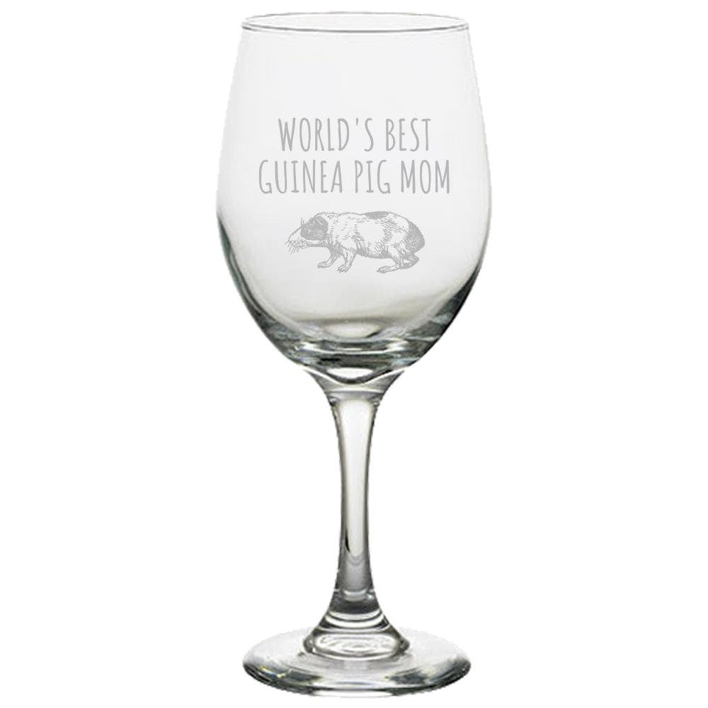 Funny Guinea Pig Wine Glass Guinea Pig Lover Gift Guinea Pig Mom World39s Best Guinea Pig Mom Graphic Tee – Cozy Vibes · High-Quality Print