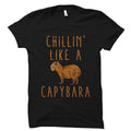 Cute Capybara Gift Cute Capybara Shirt Capybara Lady Gift Gift For Capybara Owner Capybara Owner Shirt Chillin39 Like Capybara OS3838 Graphic Tee – Cozy Vibes · Top Pick For Any Outfit