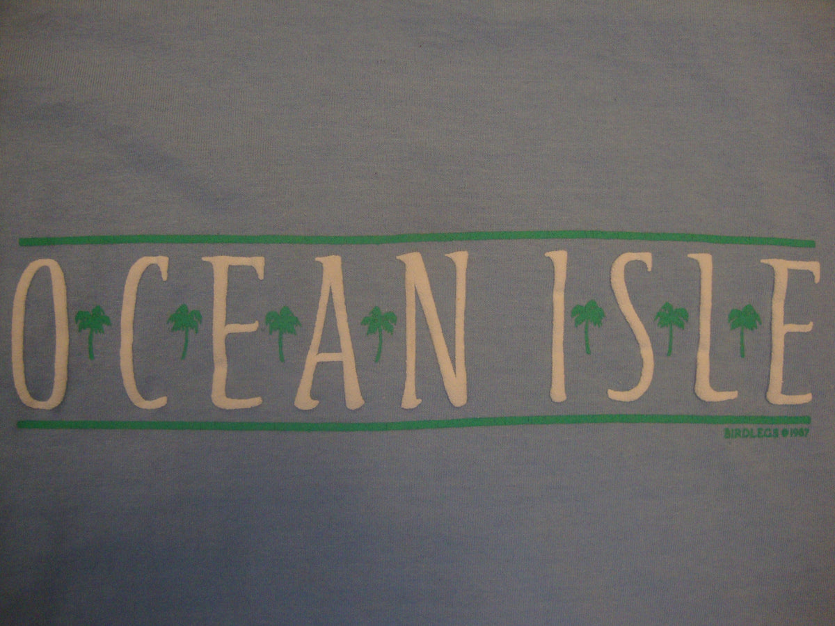 Vintage 8039s Ocean Isle Tourist Blue T Shirt Size XL Graphic Tee – Easygoing Wear · Perfect For Daily Wear