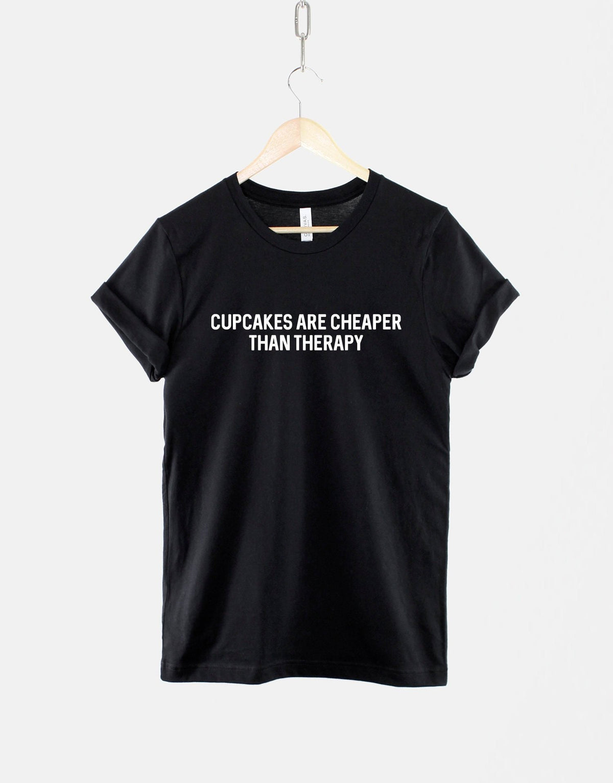 Cupcakes are Cheaper than Therapy Cupcake Tshirt Graphic Tee – Premium Graphic · Top Pick For Any Outfit