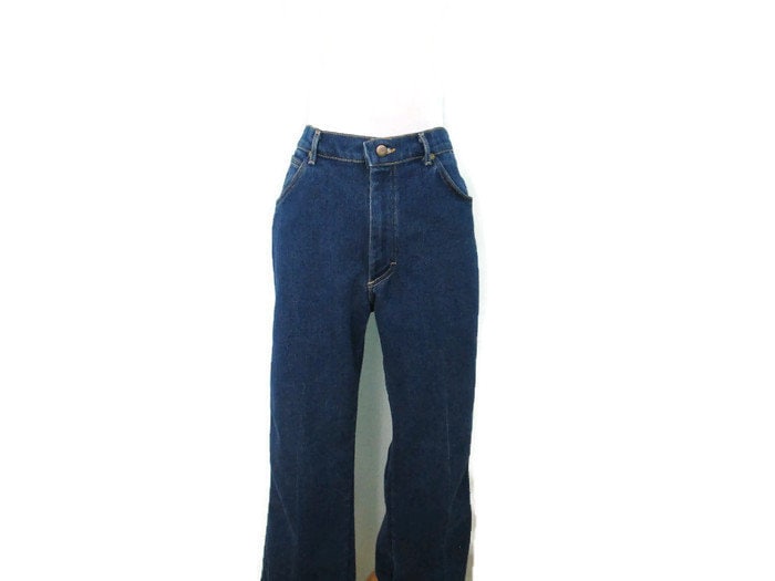 Lee High Waist Vintage Jeans 198039s Dark Blue High Rise Straight Leg LEE Jeans 34 Inch Waist 8039s Denim with Stretch Talon Zipper 34 x 30 Graphic Tee – Bold Style · High-Quality Print
