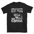 Cigar Funny Birthday Old Man Apparel ShortSleeve TShirt Graphic Tee – Bold Style · Must-Have Style