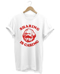 Karl Marx T shirt Sharing is Caring Tee Leftist T shirt Socialism Clothing Communist Gifts Graphic Tee – Aesthetic Look · Trending Graphic Apparel