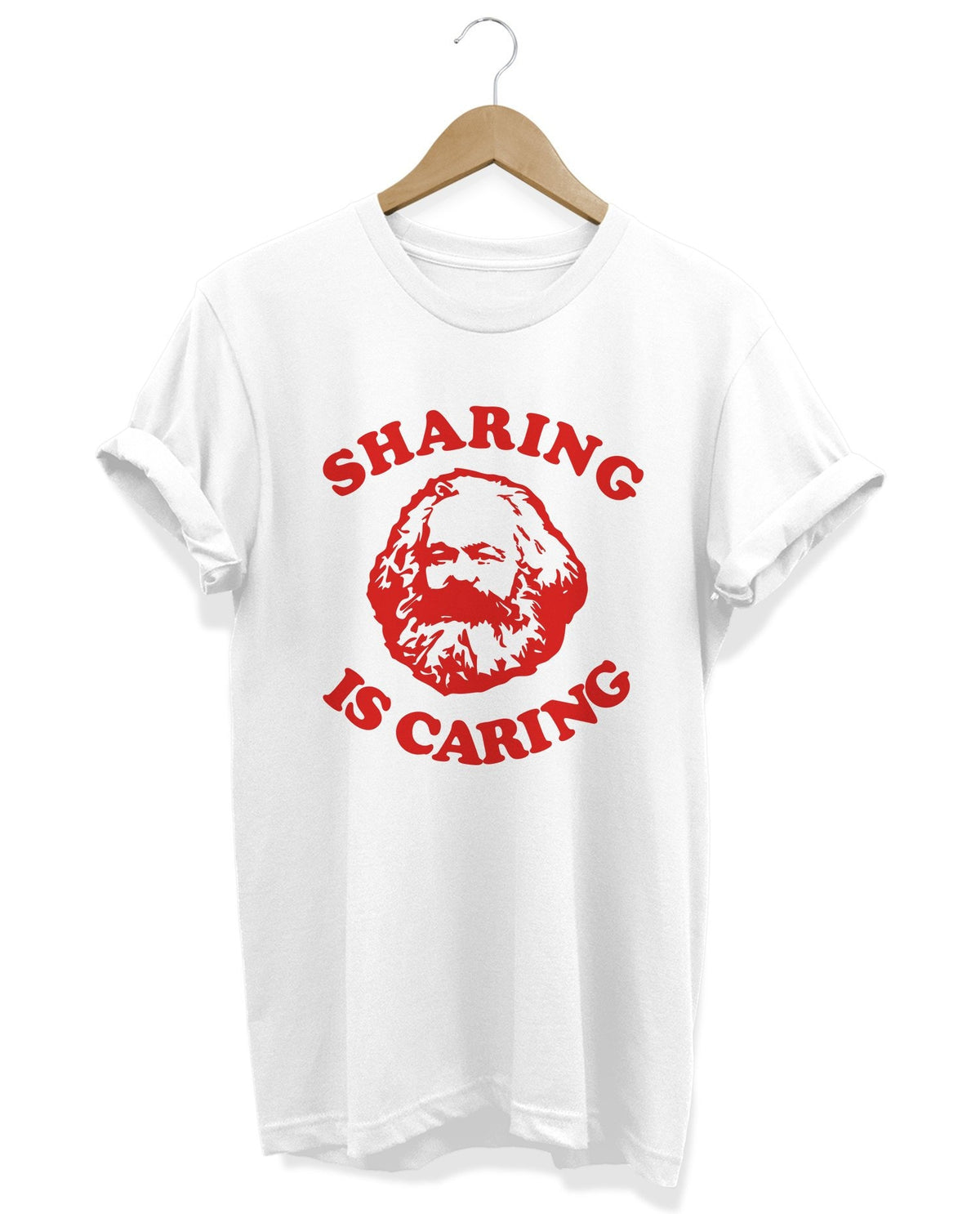 Karl Marx T shirt Sharing is Caring Tee Leftist T shirt Socialism Clothing Communist Gifts Graphic Tee – Aesthetic Look · Trending Graphic Apparel