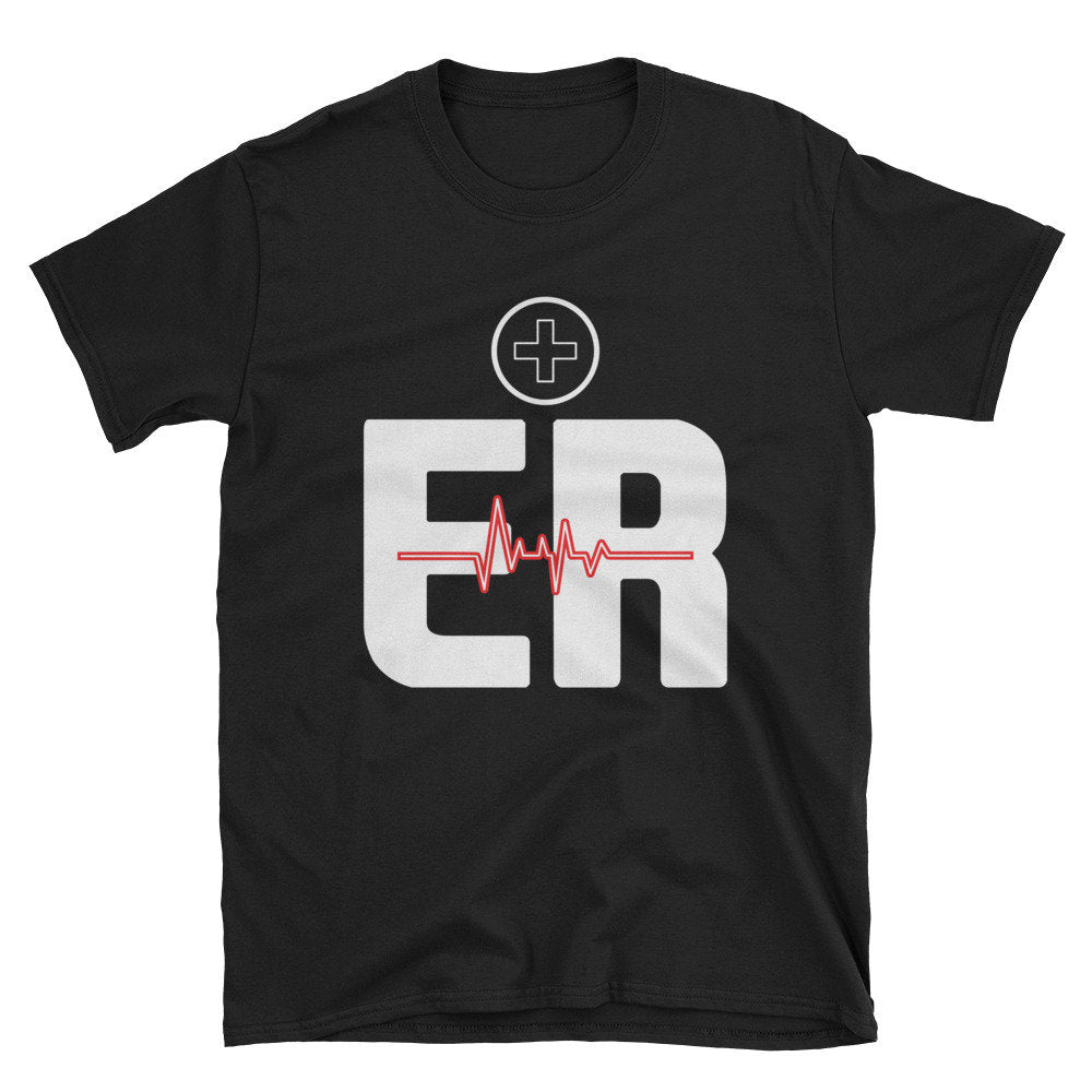 ER Nurse Emergency Room ShortSleeve TShirt Graphic Tee – Bold Style · Perfect For Daily Wear