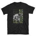 Muskie American Flag Camoflauge Fishing Apparel Funny Fish Gift ShortSleeve TShirt Graphic Tee – Fan Favorite · Trending Graphic Apparel