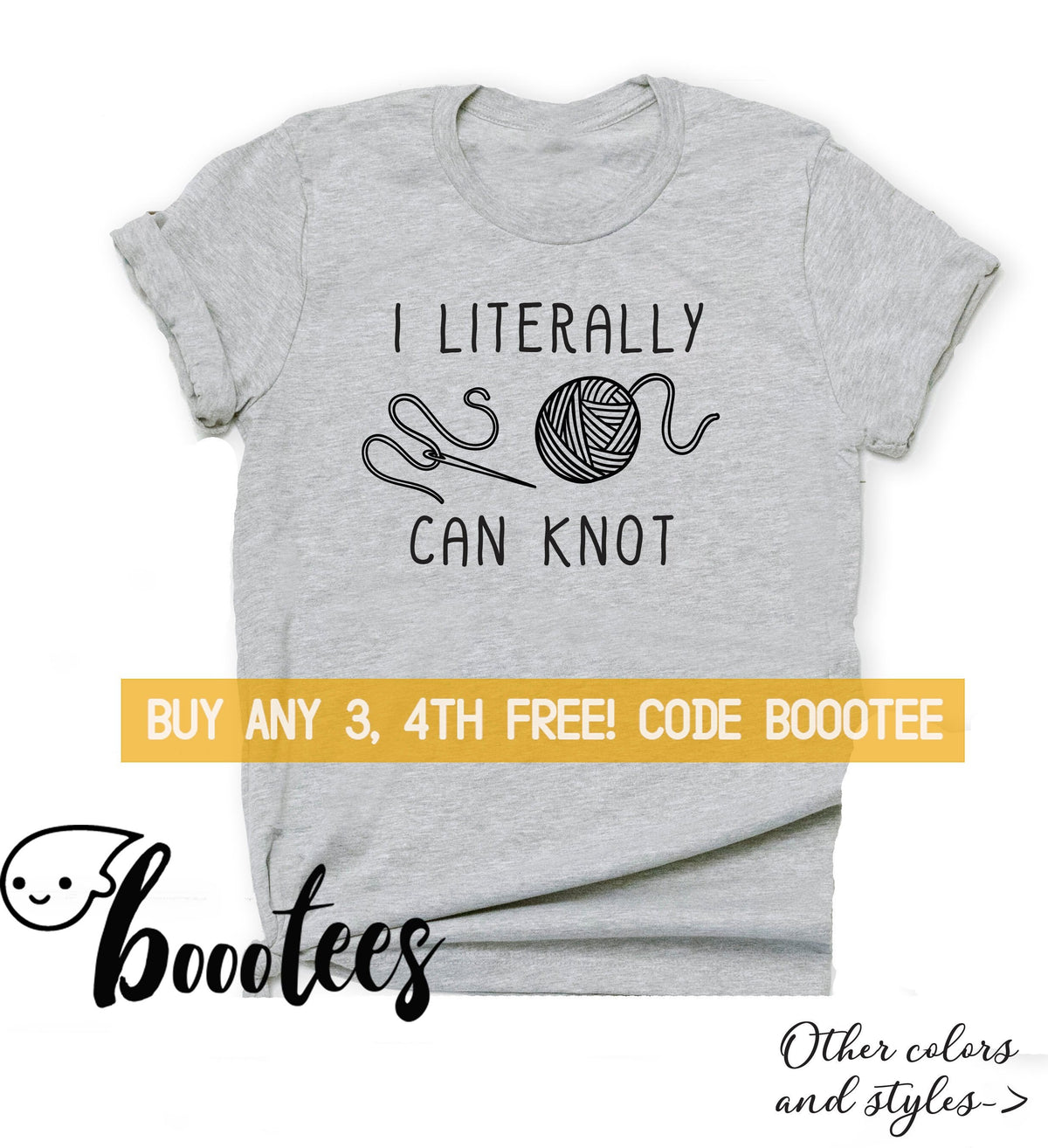 Funny Shirt Knitting Gift Mothers Day Gift for Mom Shirt Crochet Tshirt T shirt Knot Women Ladies Present Yarn Knit Knitter Knotty Hooker Graphic Tee – Premium Graphic · High-Quality Print