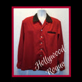 HR016 195039s vintage reproduction Hollywood Rogue two tone red Rock n Roll shirt Graphic Tee – Cozy Vibes · Trending Graphic Apparel
