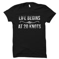Kitesurfer Gift Kitesurfer Shirt Kitesurfing Gift Kitesurfing TShirt Beach Shirt Summer Shirt Life Begins At 20 OS2084 Graphic Tee – Cozy Vibes · Great Gift For Fans
