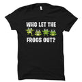 Cute Frog Lover Gift Frog Lover Shirt Toad Lover Gift Frog Lover Shirt Toad Lover Shirt Animal Lover Gift Who Let The Frogs Out OS1716 Graphic Tee – Aesthetic Look · Great Gift For Fans