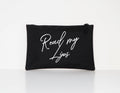 Read My Lips Makeup Cosmetic Accessory Pouch Graphic Tee – Soft Feel · Perfect For Daily Wear