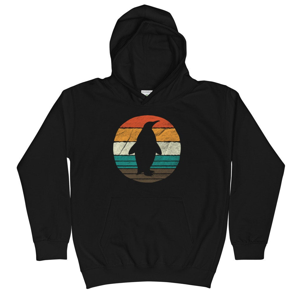 Retro Penguin Apparel Vintage Arctic Animal Gift Hoodie Hoodie – Premium Graphic · Great Gift For Fans