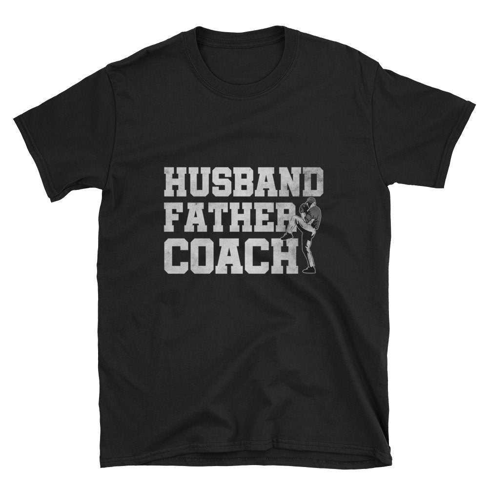 Baseball Coach Husband Father Apparel Fathers Day Gift ShortSleeve TShirt Graphic Tee – Warm & Stylish · Must-Have Style