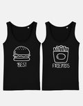 Best Friends Tank Top Burger and Fries Vest Matching Best Friend Set Twin Pack Tank Top – Fan Favorite · Must-Have Style