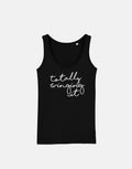 Totally Winging It Script Crew Neck Tank Top Tank Top – Feel-Good Design · Great Gift For Fans