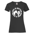 Life Is Better With A Horse Womens Ladyfit T Shirt Horse Riding Jumping Equestrian Graphic Tee – Feel-Good Design · Top Pick For Any Outfit