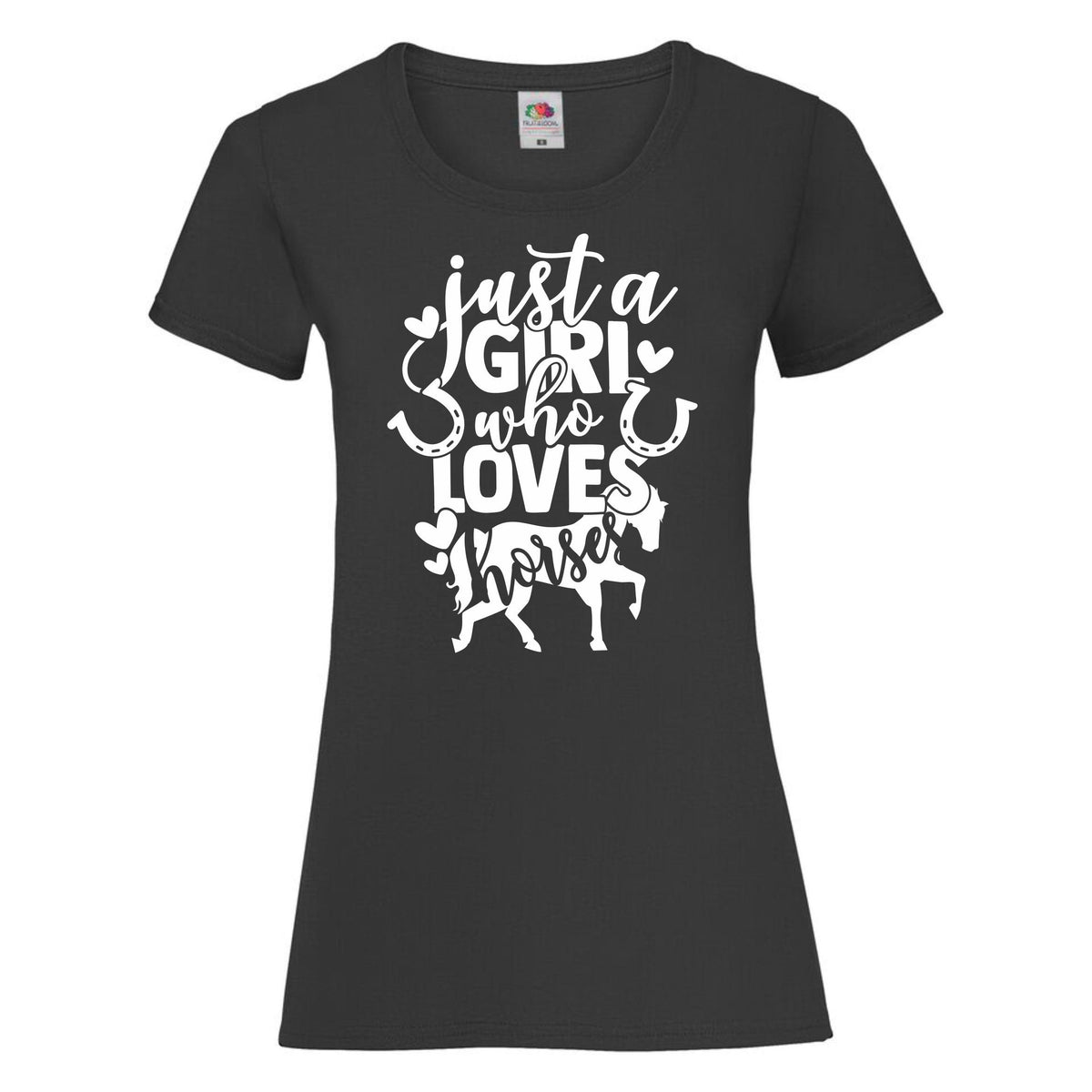 Horse Shirt Just A Girl Who Loves Horses Womens Ladyfit T Shirt Horse Riding Jumping Equestrian Top Womens Horse Gift Graphic Tee – Feel-Good Design · Trending Graphic Apparel