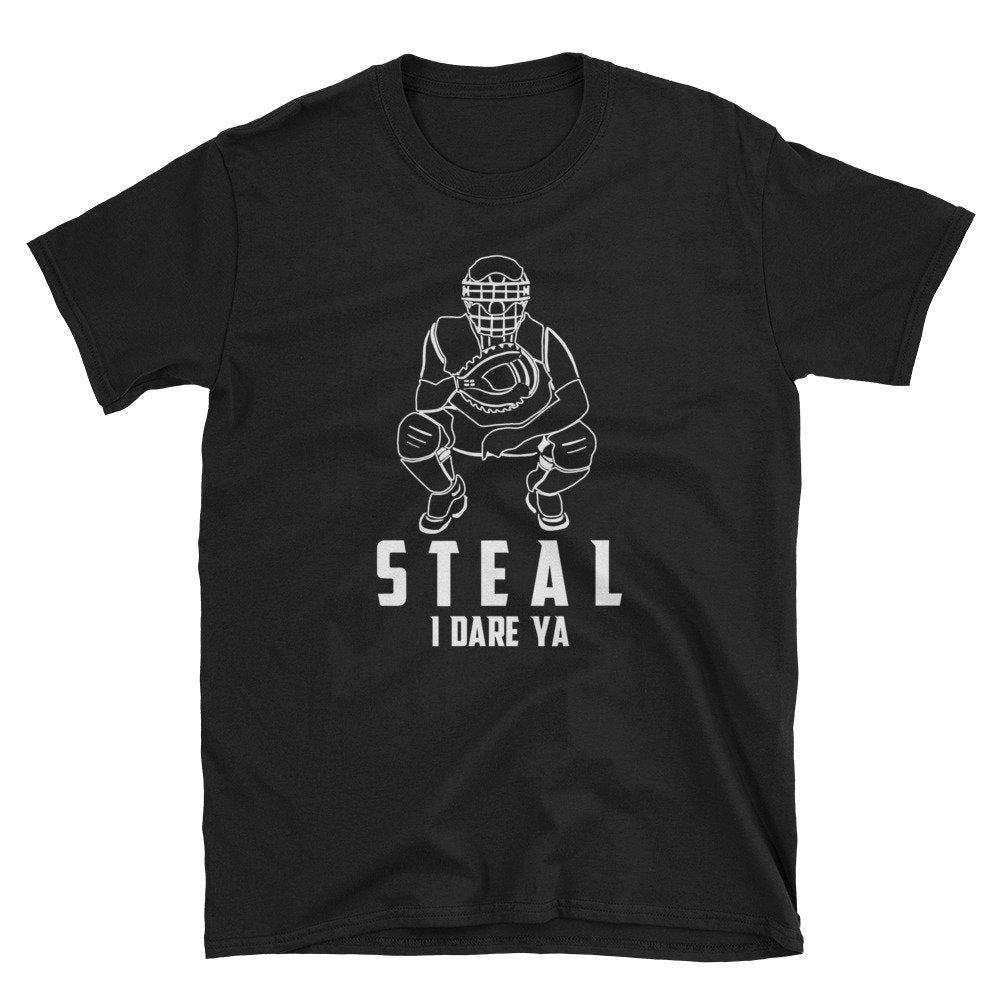 Baseball Catcher Funny Apparel ShortSleeve TShirt Graphic Tee – Premium Graphic · High-Quality Print