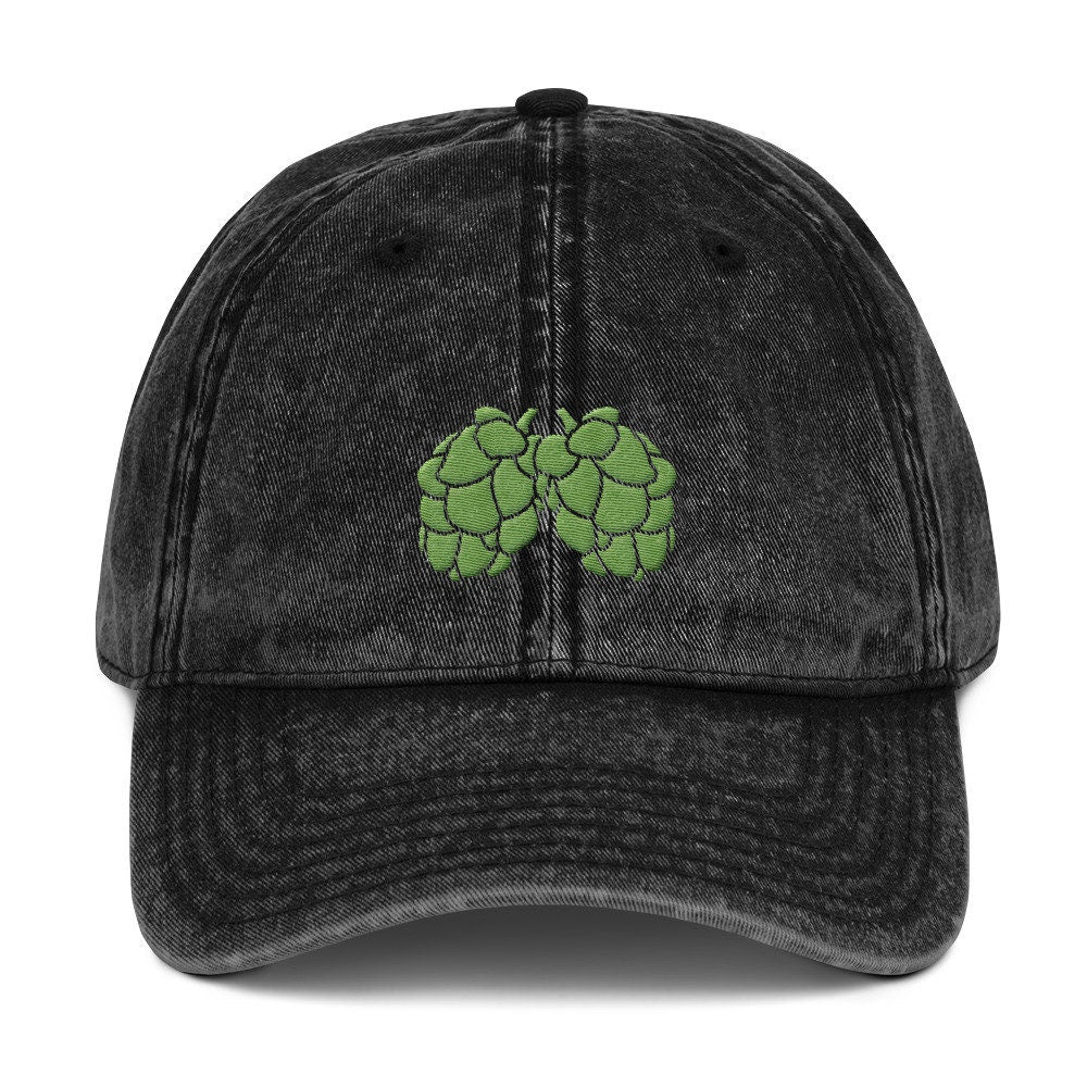 Craft Beer Hops IPA Vintage Cotton Twill Cap Graphic Tee – Easygoing Wear · Perfect For Daily Wear