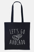 Let39s Go Avocado Tote Bag Vegan Vegetarian Foodie Shopping Bag Avocado Lover Market Grocery Bag Tote Bag – Easygoing Wear · Must-Have Style