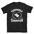 Cornhole Champion Bags Tournament ShortSleeve TShirt Tote Bag – Bold Style · Great Gift For Fans