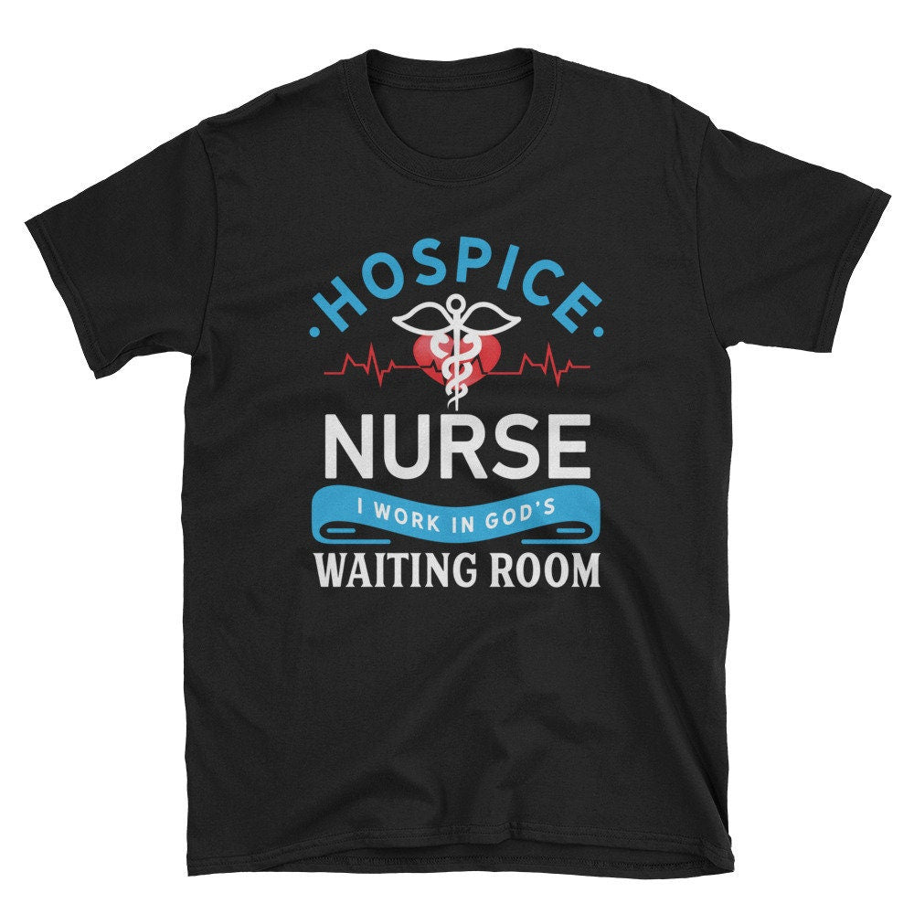 Hospice Nurse God Jesus Christian Apparel ShortSleeve TShirt Graphic Tee – Feel-Good Design · Perfect For Daily Wear