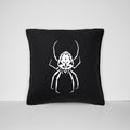 Goth Spider Print Throw Pillow Case Black Gothic Home Decor Graphic Tee – Cozy Vibes · Trending Graphic Apparel