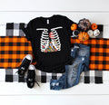 Candy Skeleton Funny Ribcage Halloween Costume TShirt Apparel Gift Kid Child Infant Baby Bodysuit One Piece Graphic Tee – Premium Graphic · Perfect For Daily Wear