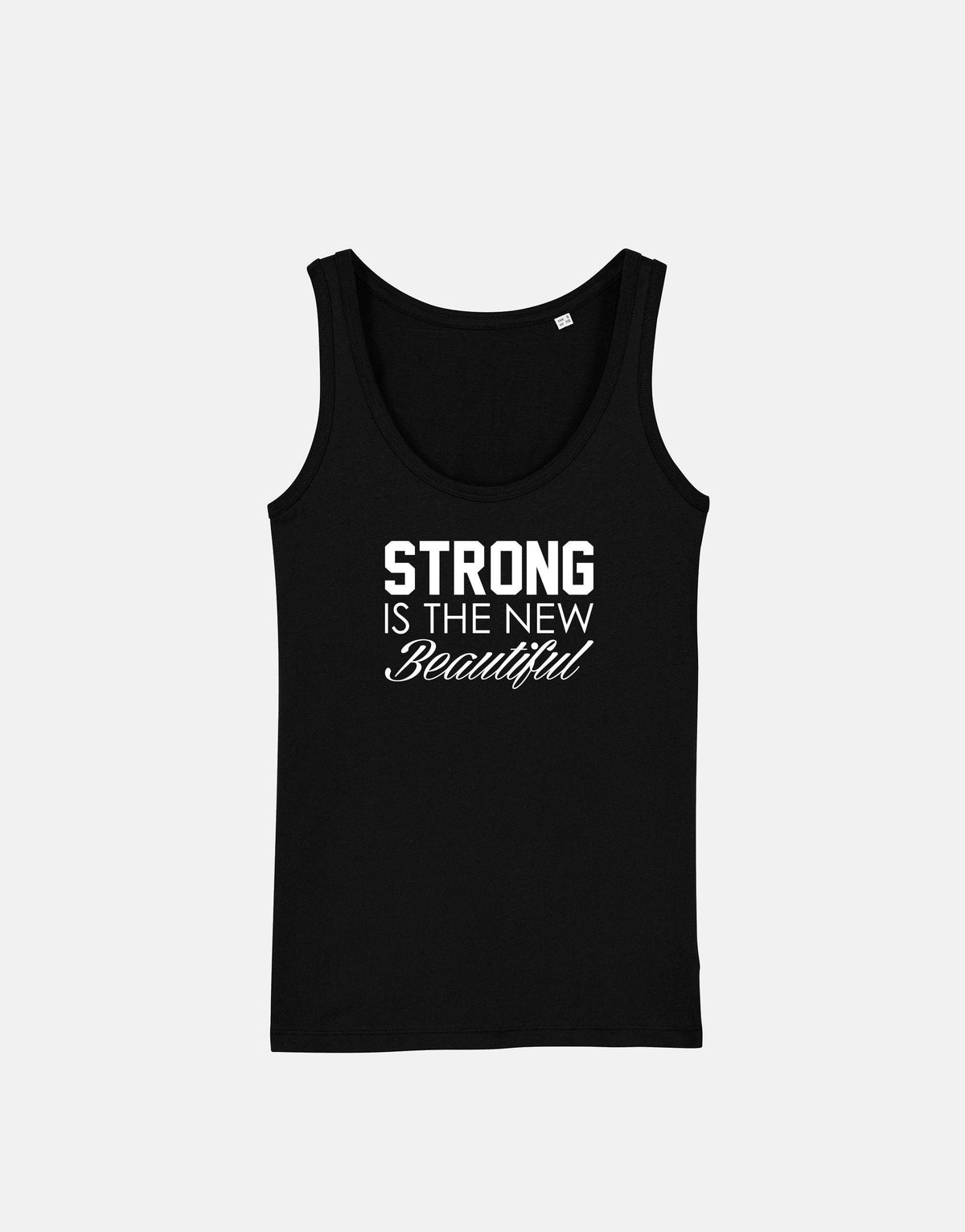 Workout Womans Gym Tank Top Stong Is The New Beautiful Girls Fitness Workout Racer Back Vest Tank Top – Soft Feel · Trending Graphic Apparel