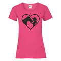 Heart Cowgirl Womens Ladyfit T Shirt Horse Riding Jumping Equestrian Graphic Tee – Warm & Stylish · High-Quality Print