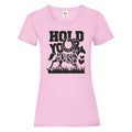 Hold Your Horses Womens Ladyfit T Shirt Horse Riding Jumping Equestrian Top Graphic Tee – Warm & Stylish · Must-Have Style