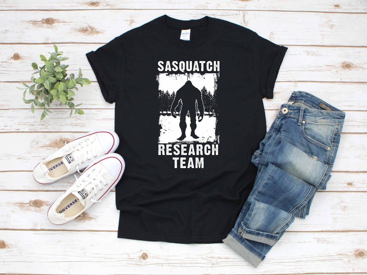 Bigfoot Sasquatch Research TShirt Tank Top Hoodie Hoodie Long Sleeve Apparel Gift Hoodie – Feel-Good Design · Great Gift For Fans