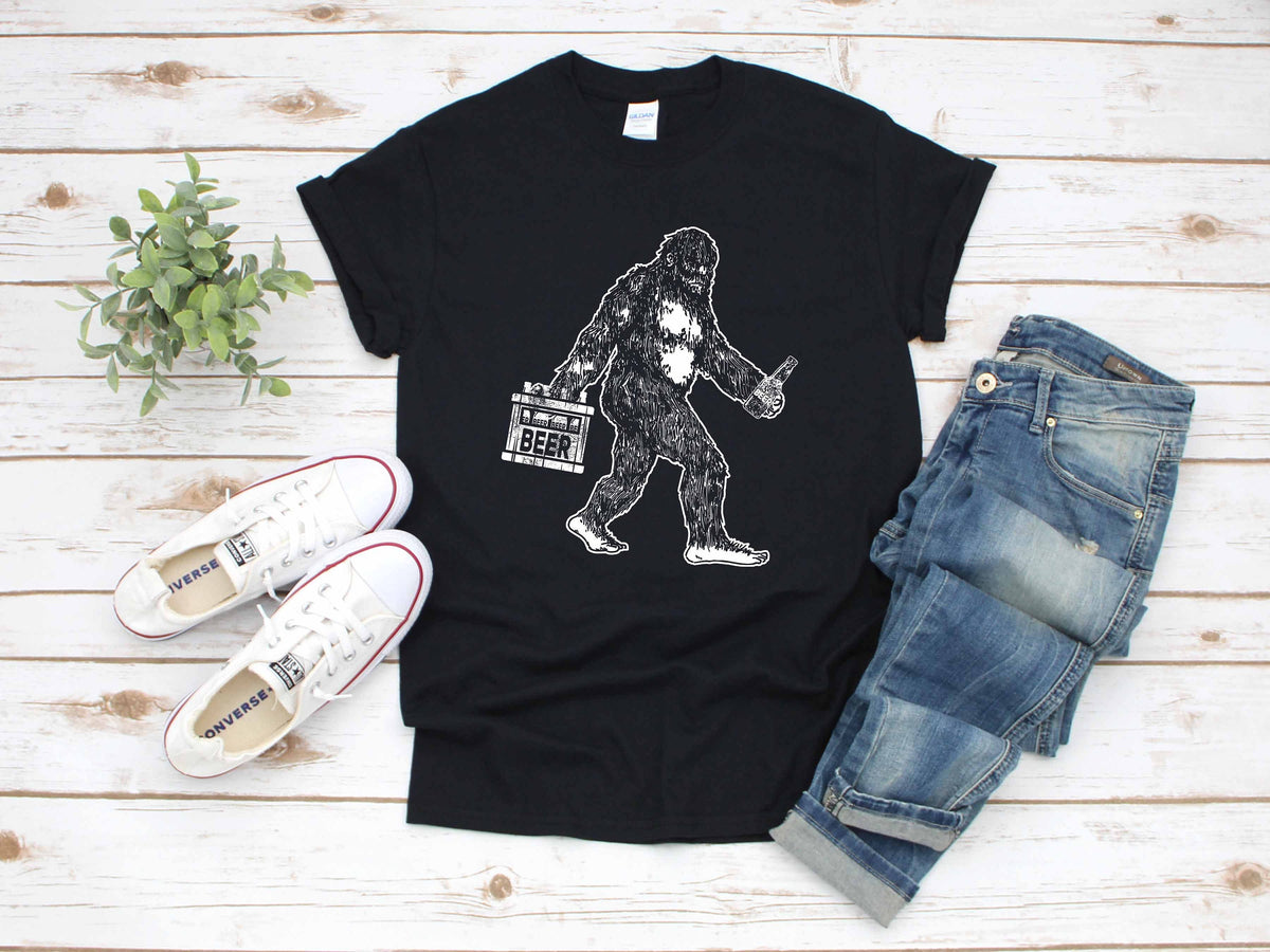 Bigfoot Beer Funny Sasquatch TShirt Tank Top Hoodie Hoodie Long Sleeve Apparel Gift Hoodie – Easygoing Wear · High-Quality Print