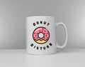 Donut Disturb Coffee Mug Funny Slogan Tired Morning Tea Graphic Tee – Fan Favorite · Great Gift For Fans